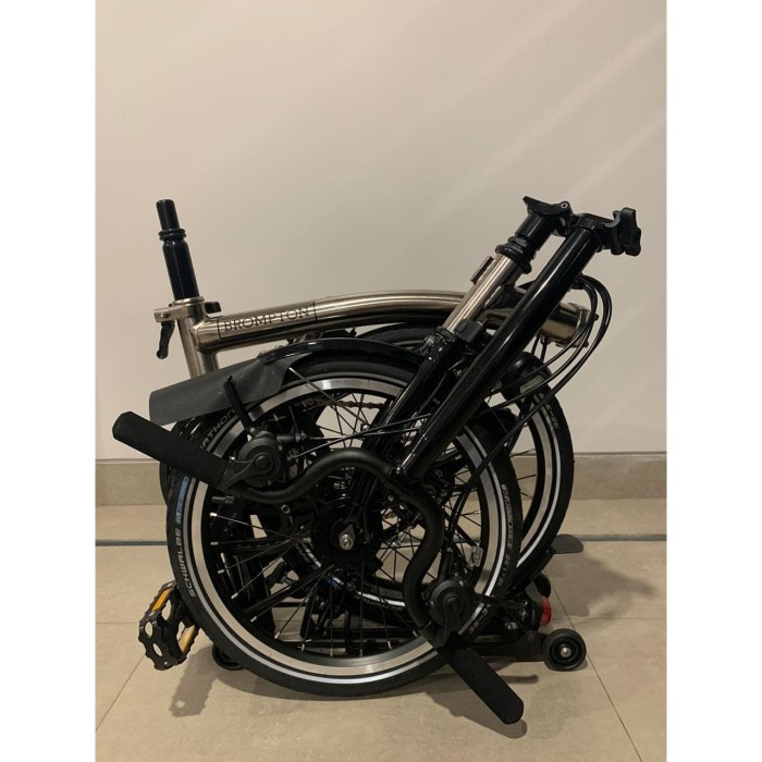 Sepeda Brompton H6Rd Nickel Edition Sepada Lipat Brompton