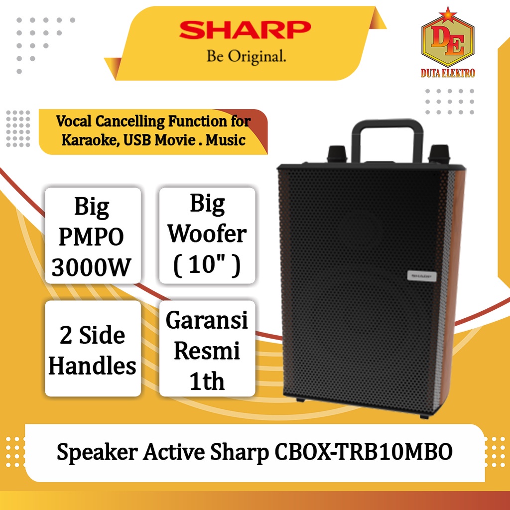 Speaker Active Sharp CBOX-TRB10MBO