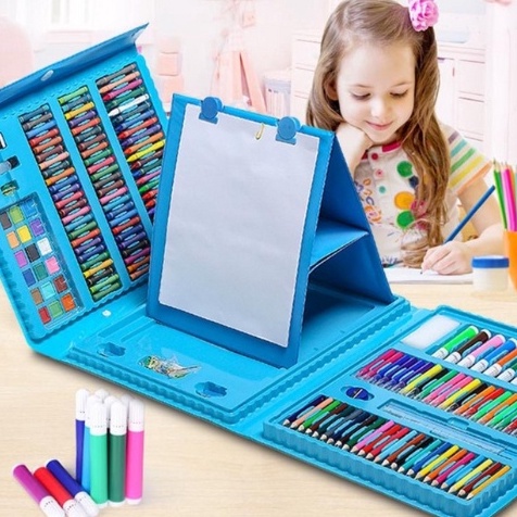 

Serba Murah M9MRR (KEYA) Pensil Warna Crayon Set 208 Pcs Alat Menggambar Mewarnai Anak J79 ➙Dijual Murah