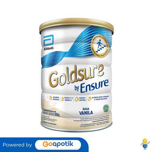 

GOLDSURE BY ENSURE RASA VANILA 900 GRAM KALENG