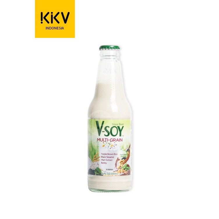 

Seller 88ABV KKV - Soy Bean Milk V Soy Multi Grain Glass Bottle Susu Kacang Barley Malt 300ml I79 Terkini