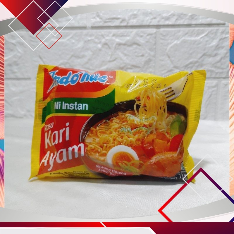 

Indomie Rasa Kari Ayam 72gr .