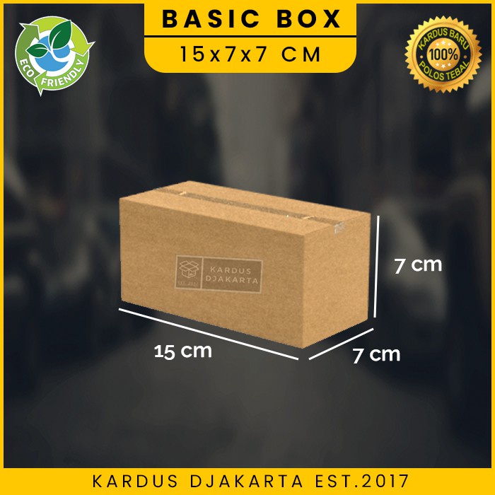 

Kardus / Karton Box Packing Polos 15x7x7 cm