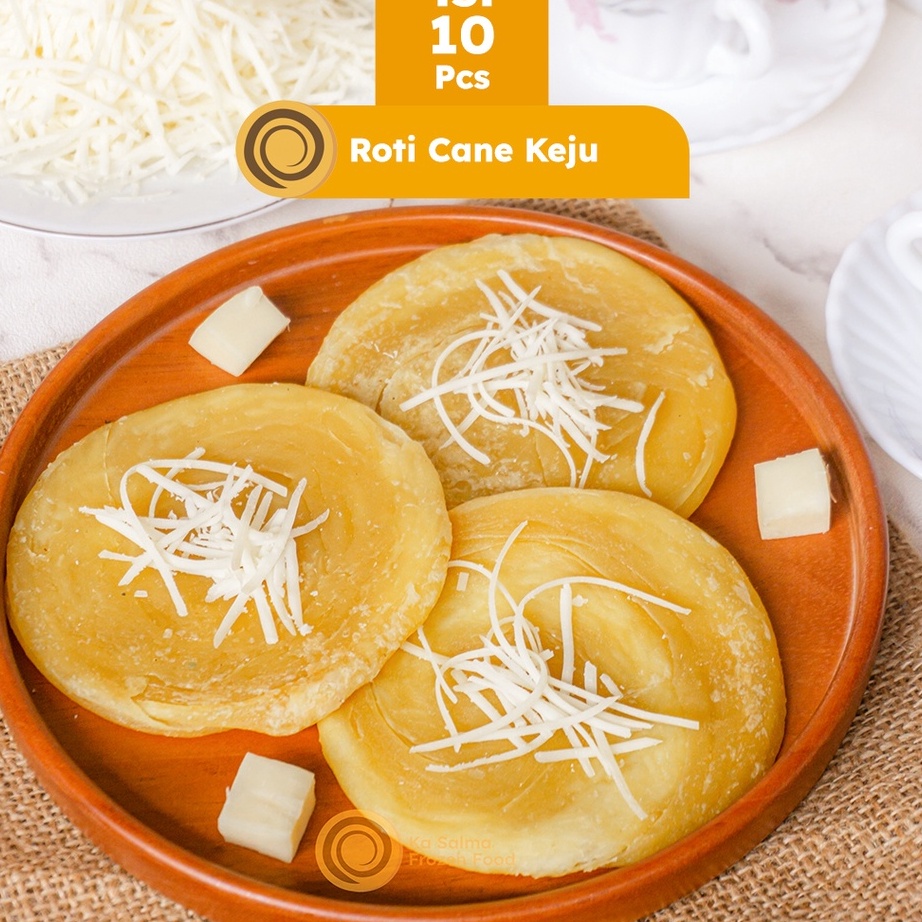 

#Sale✪ JF0KU [ISI 10] Roti Cane Keju isi 10 / Roti Canai / Roti Maryam / Roti Konde Keju I96 ➝Baru