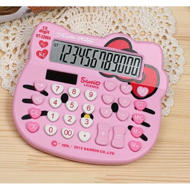 

Diskon.. Kalkulator Kepala Hello Kitty Pink 12 Digit KT-2288 0BE