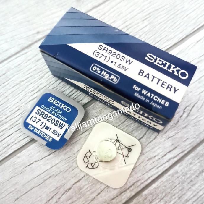8.8 Batre Seiko Original Sr920Sw 920 Sr920 371 1.55V Jam Tangan