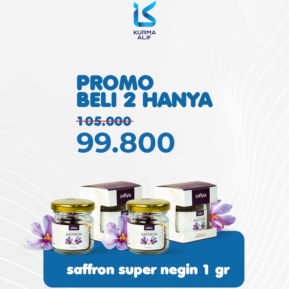 

Produk 0HJ0B Saffron Safron Super Negin 0.25 - 2 gr Premium Original SAFIYA HERBAL I45 Murah