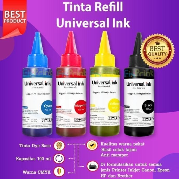 """] Tinta Refill Universal CYAN Printer HP 680 678 802 803 46 682