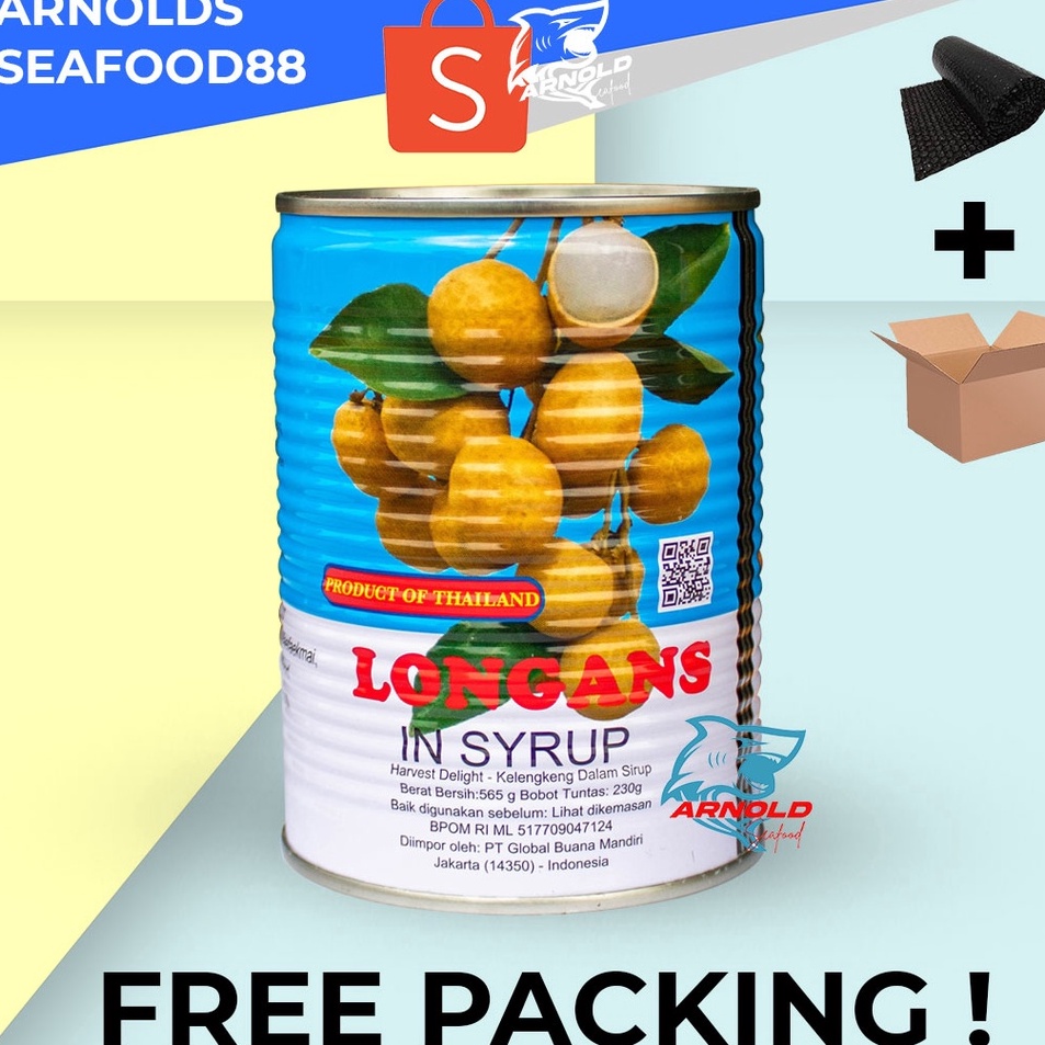 

Seller★ KCWJK Harvest Delight Longan In Syrup / Longan Kalengan Buah - 565 gr J55 ➤Best Terlaris
