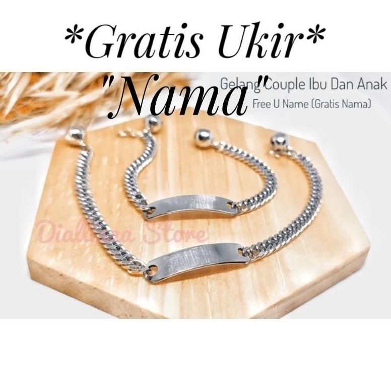 TOP 10 Gelang Tangan Bayi Gelang Tangan Couple Ibu dan Anak Gelang Plat Nama Bayi Gelang Kaki Balita