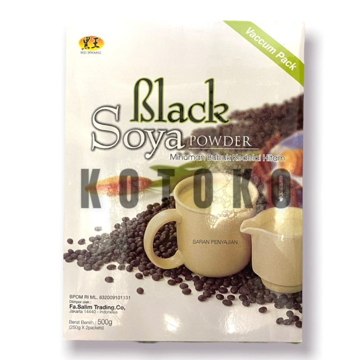 

Hei Hwang Bla Soya Powder / Susu Kedelai Hitam 500Gr