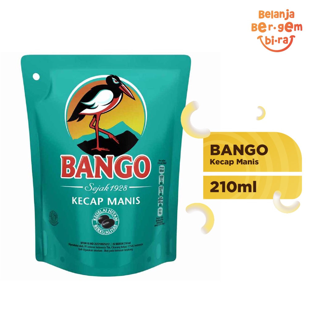 

Bango Kecap Manis Pouch Flatpack 210Ml