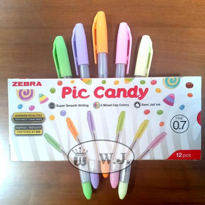 

*****] Bolpen Zebra Pic Candy Semi Gel 0.7