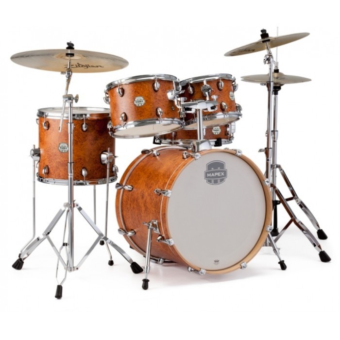 Drum Mapex Storm St5045F Ic Camphor Wood Grain Drum Set 5-Piece ,Bmj