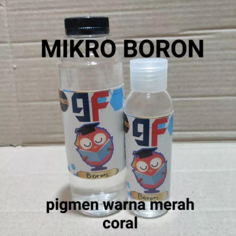 boron aquarium laut pigmen warna merah coral laut 500ml