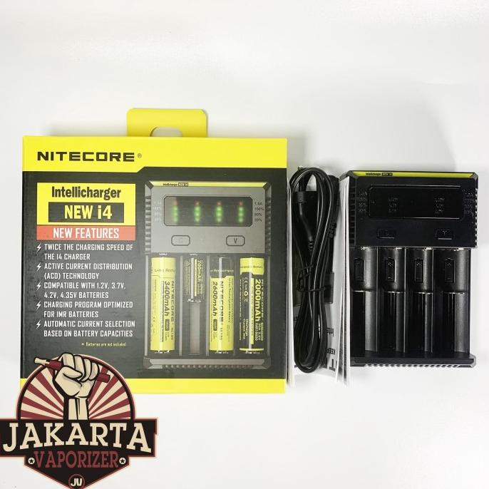 Promo Nitecore I4 Charger 18650 / / Batre Vape