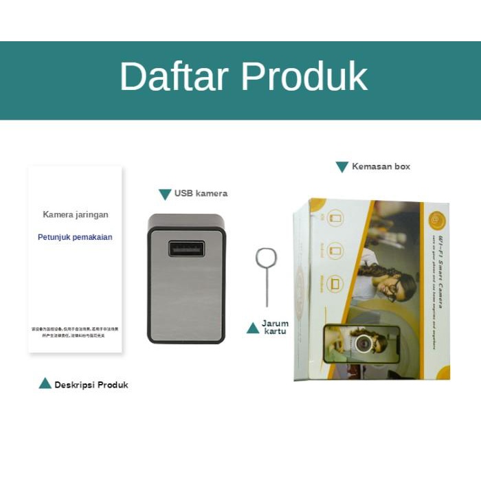 TERLARIS 3MP SPY CAM HIDDEN KAMERA CCTV MINI USB CHARGER SPY CAMERA CCTV WIFI