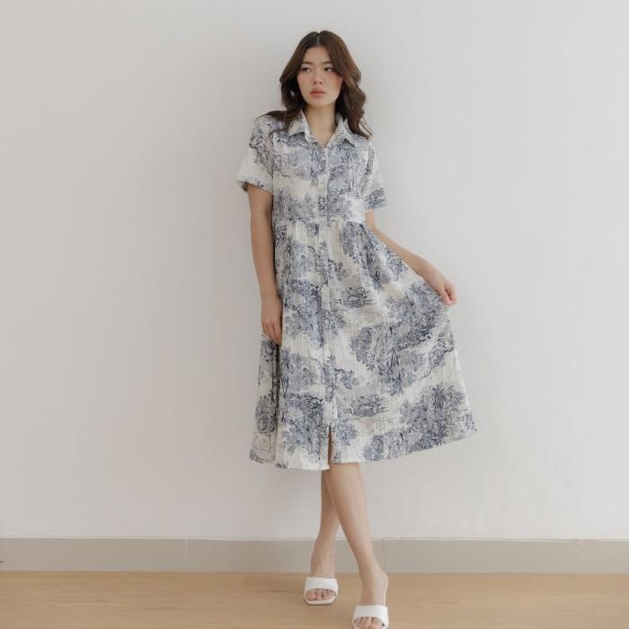 (( BISA COD) LOLLYBELLE - DIORA MIDI DRESS / SUMMER DRESS