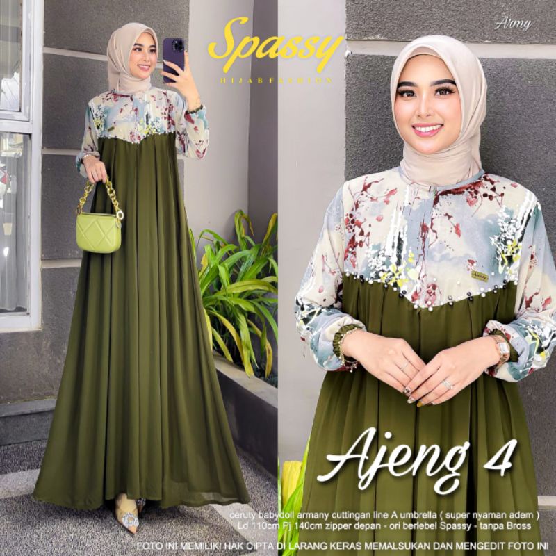 AJENG MAXI/ DRES BRUKAT PREMIUM JUMBO ORI SPASSY