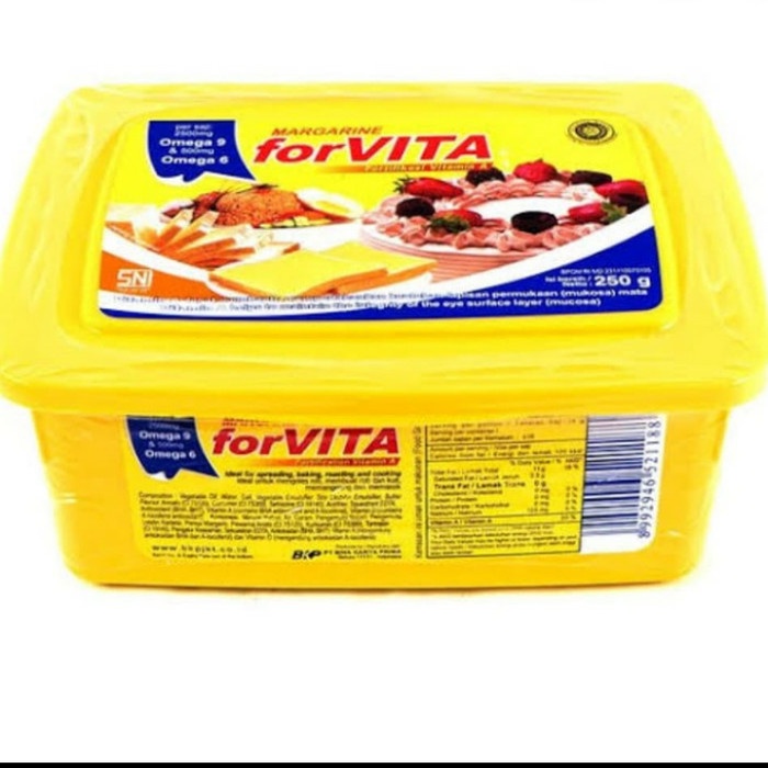 

FORVITA MARGARIN BOX 250GRAM