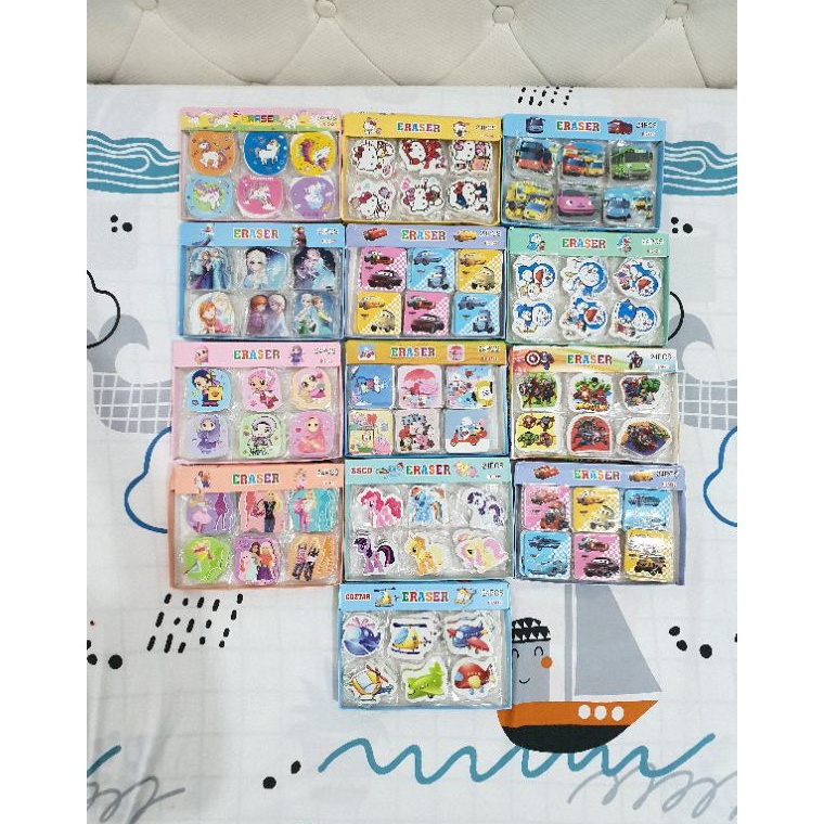 

FH45O038 (24pc) penghapus murah/hapusan karakter/stip fancy/OB KECIL kamj9
