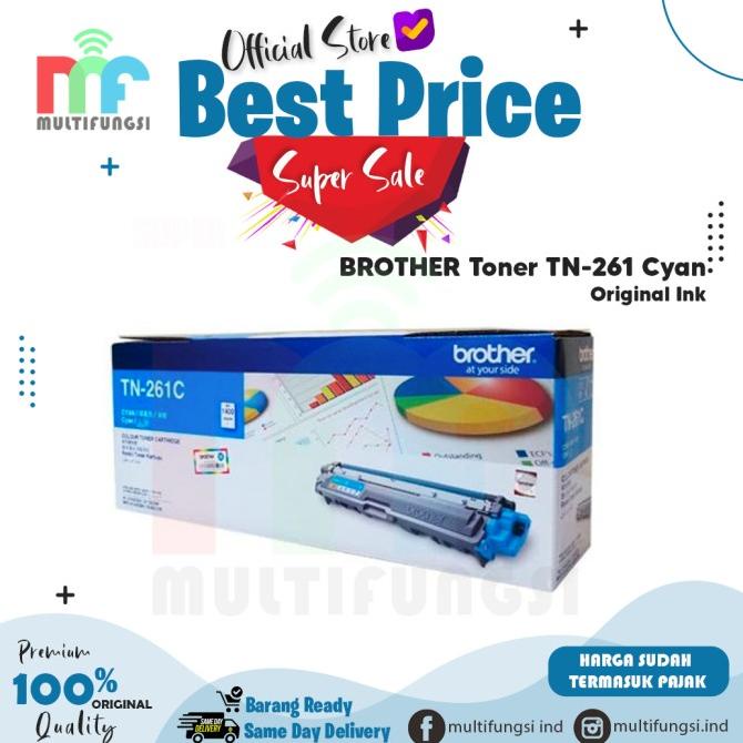 Brother Toner TN-261C Original Cyan / MFC-9330CDW MFC-9140CDN TN-261