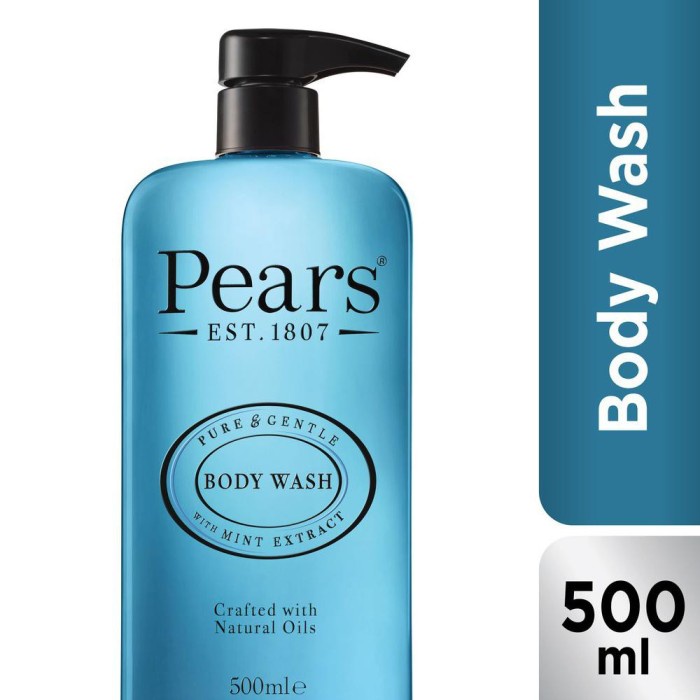 Terlaris Pears Pure & Gentle Body Wash With Mint Extract 500Ml