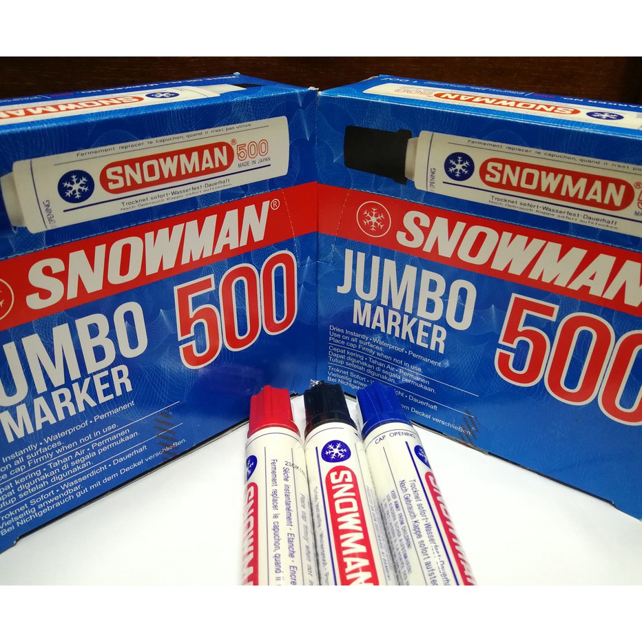 

✧Harga Termurah⁂ VS8S7 SPIDOL PERMANENT JUMBO MARKER SNOWMAN 500 D68 ✱Diskon Promo
