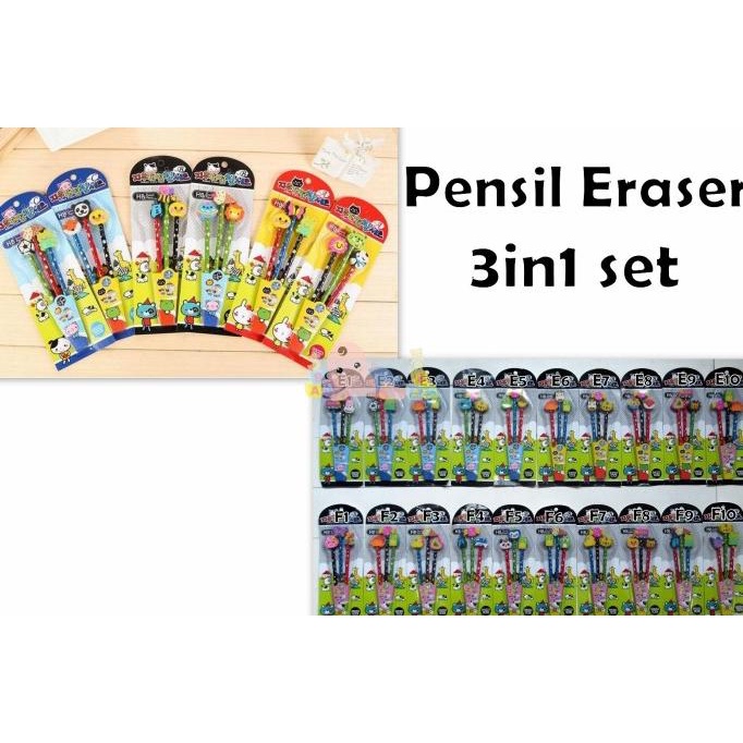 

:::::::] Pensil Penghapus - Pensil Eraser 3in1 Set