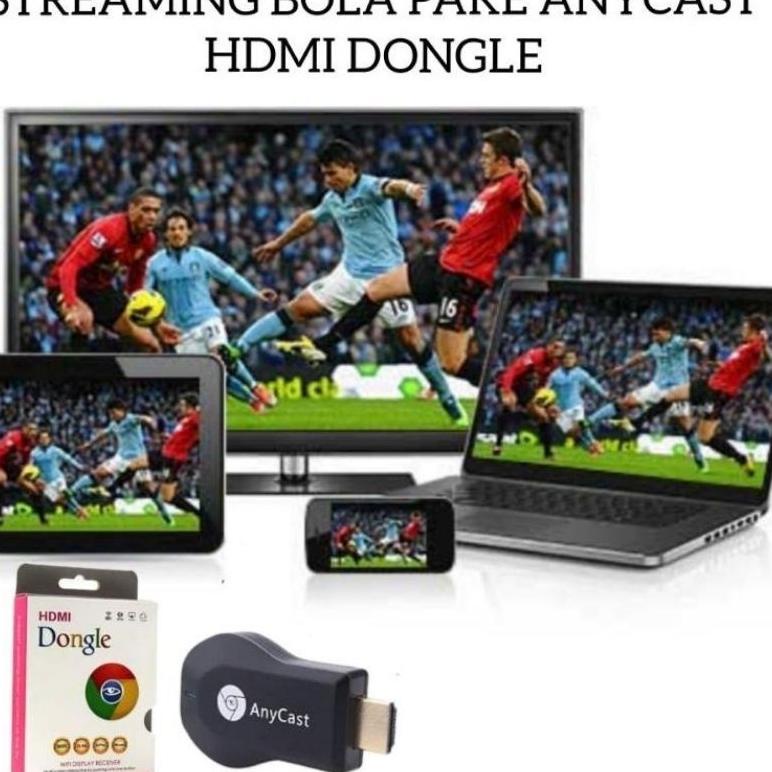Terkini Anycast Dongle Plus Sambungan Hdmi L / Alat Untuk Menyambungkan Hp Ke Tv Led / Penghubung Hp