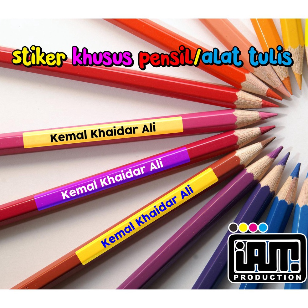 

JZ70R Stiker khusus pensil atau pulpen/ballpoint ✬Terlaris