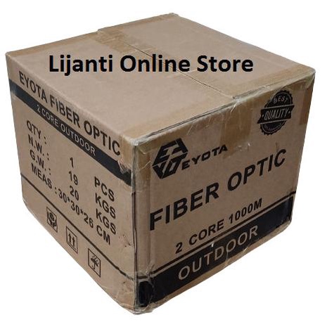 Eyota Kabel Fo 2 Core 3 Seling 1000M/Fiber Optic 2 Core 3 Sling Eyota
