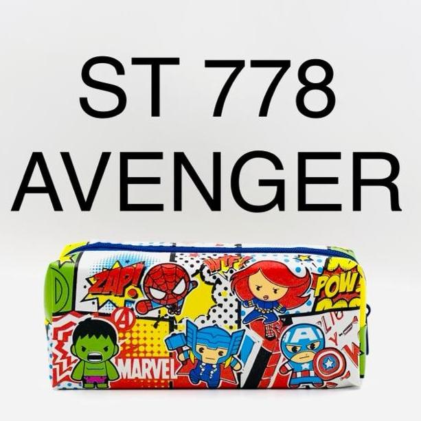 

Kotak Tempat Pensil Resleting Anak Laki Laki Avenger Superhero Sk532