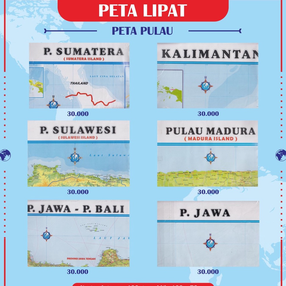 

75 Peta Lipat Pulau Peta Besar Peta Pulau Sumatera Kalimantan Sulawesi Madura Bali Jawa ezn9v