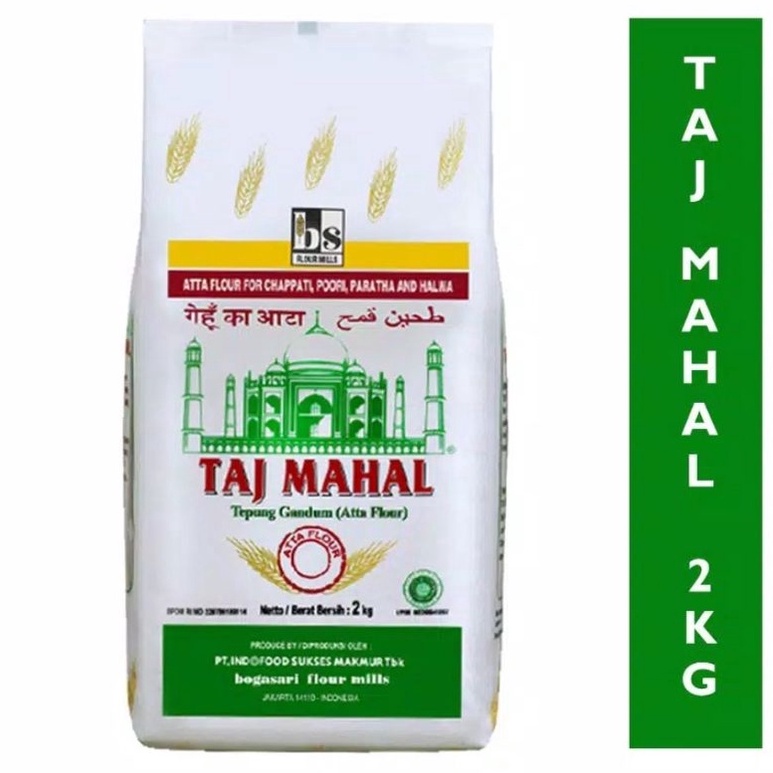 

Super promo Taj Mahal tepung gandum (Atta flour)2kg KTB