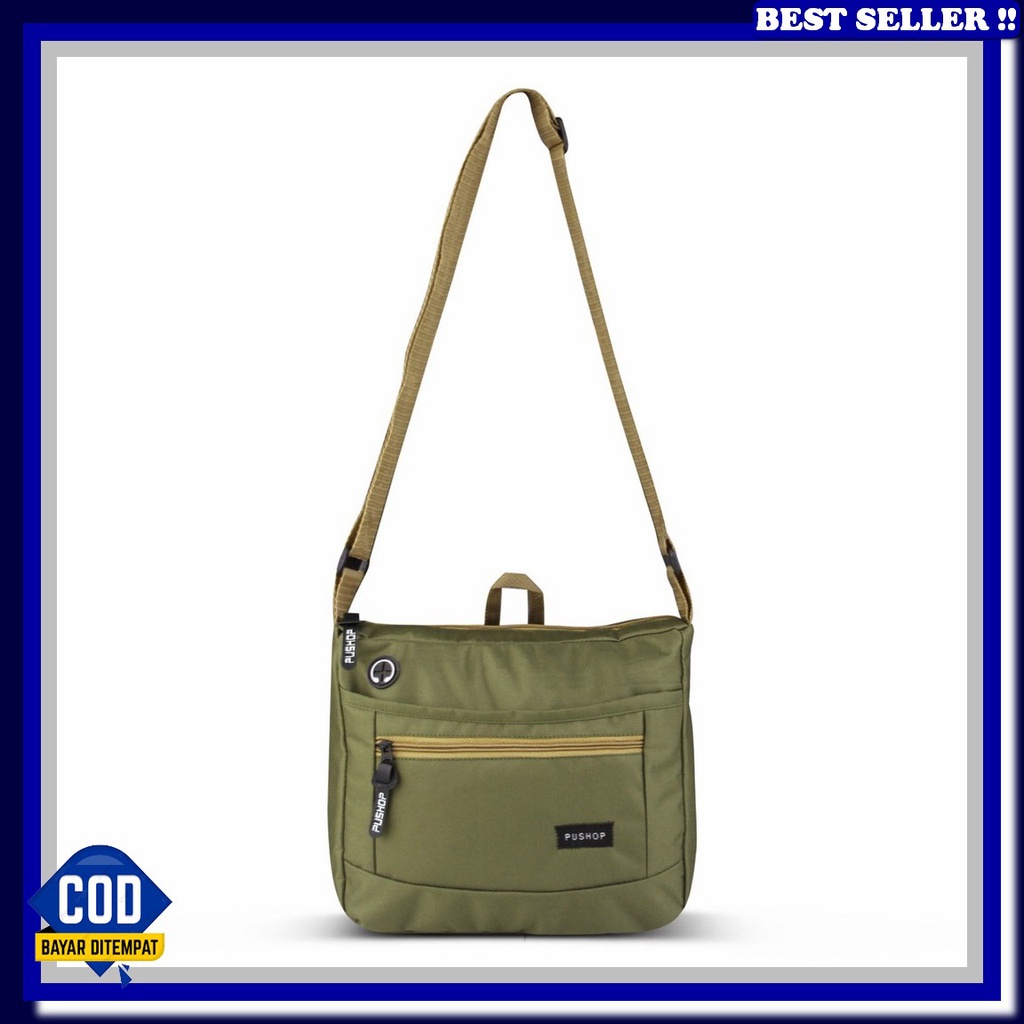 Waistbag Cowok Dewasa Terbaru 2023 Sling Bag Distro Anti Air Kulit Besar Lempang Ori Waterproof Keci