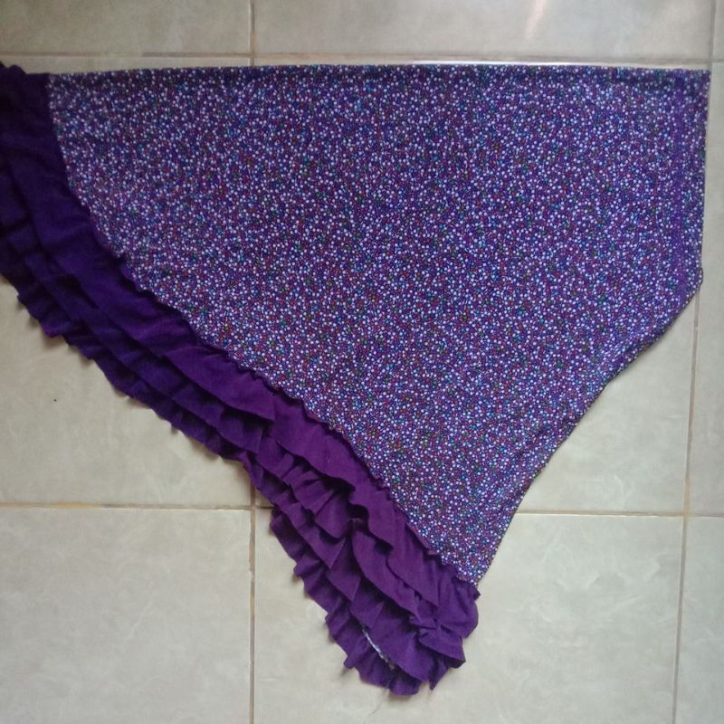 Jilbab Instan Motif Bunga