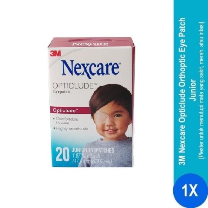 Terlaris Plester Iritasi Penutup Mata Anak Nexcare Eyepatch Opticlude Junior