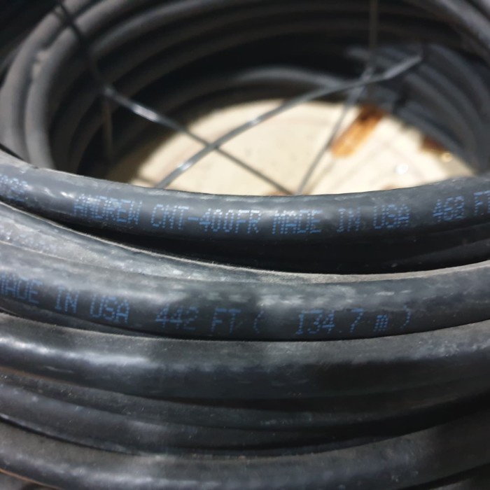 Terlaris Kabel Rg 8 Merk Ericsson Comscope Cnt 400 (Potongan)