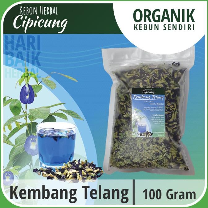 

Teh Bunga Telang | Kembang Telang Kering | Butterfly Pea - 100 Gram