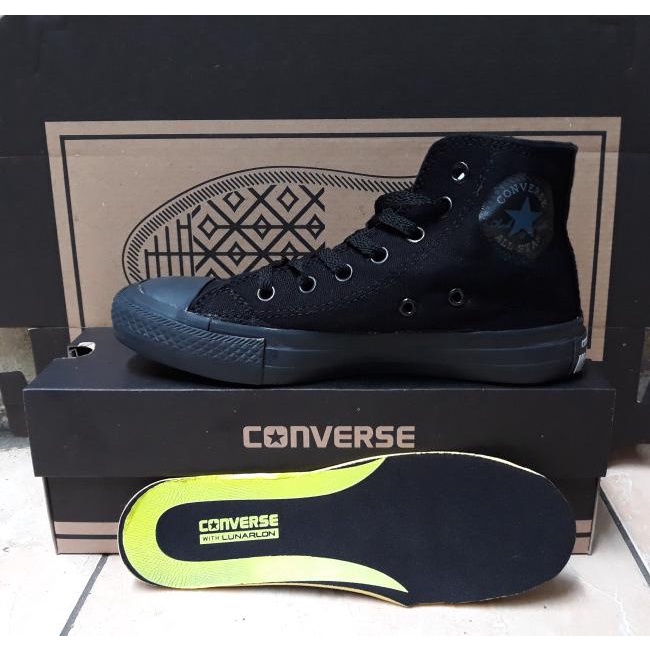 New Sepatu All Star Converse Hitam Full Tinggi Murah 2023