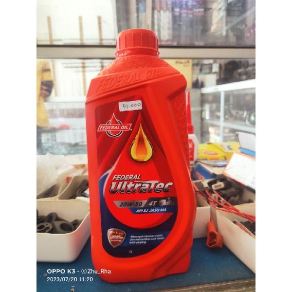 FEDERAL ULTRATEC 20W-50 1 LITER 100% ORIGINAL