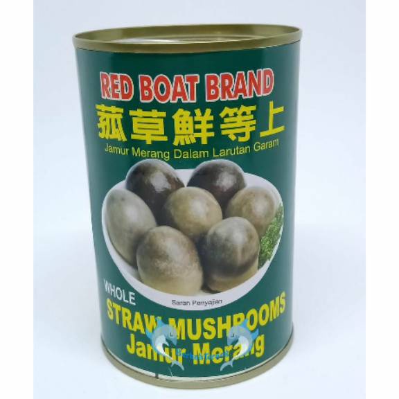 

✼Ready Stock✺➷ TDDDD Jamur Merang Kaleng / Whole Straw Mushrooms 425gr W60 ➱Model Baru