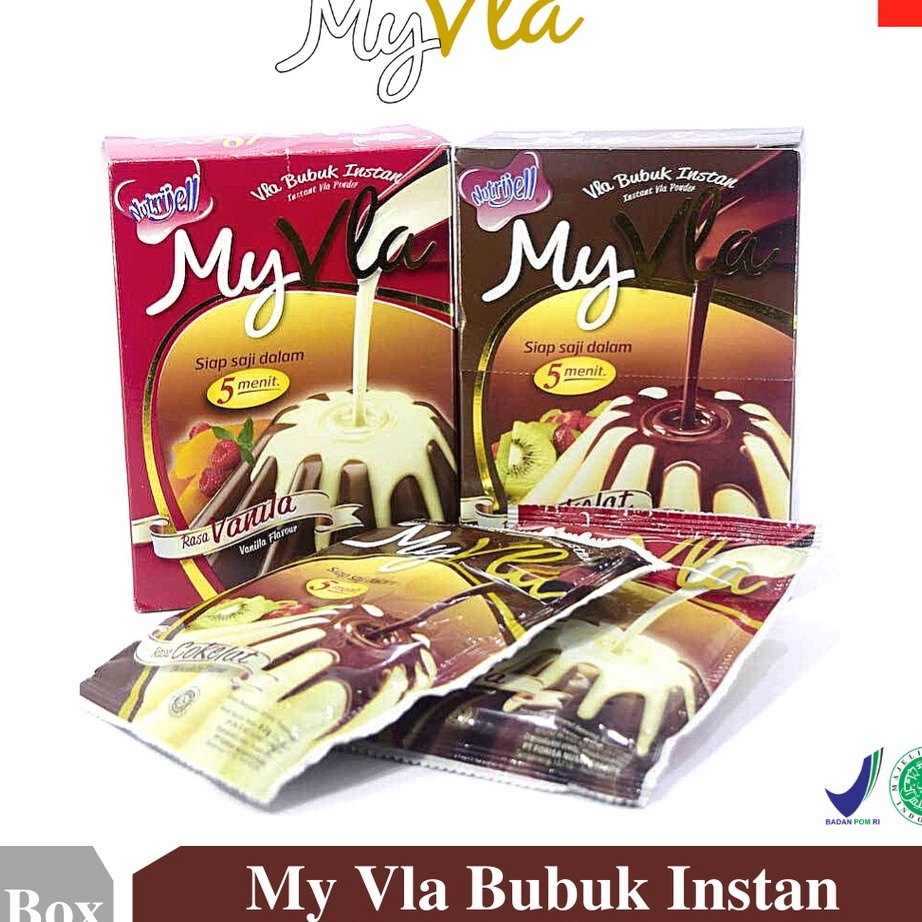 

➫Serba Murah⁂ G00HE My Vla Bubuk Instan Coklat Vanila 1 Box Isi 6 Sachet V100 Serba Murah