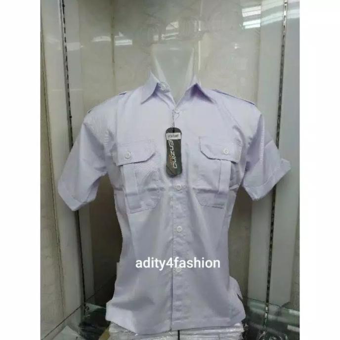 Kemeja Seragaman Kerja PNS/Kemeja Pdl Polos Putih PNS