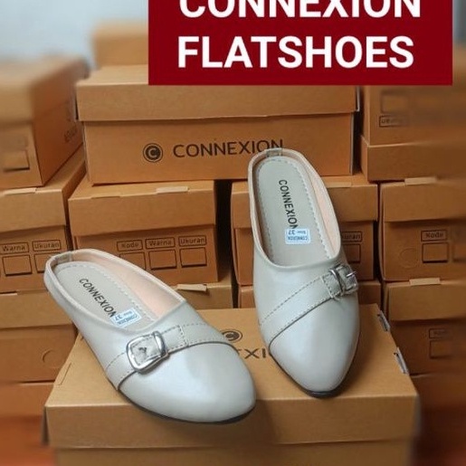 ➵Kirim Langsung MBRHG CONNEXION Flatshoes 01 Sepatu flat Cewek Branded Matahari (FLT CNX 01) Y82 Dis