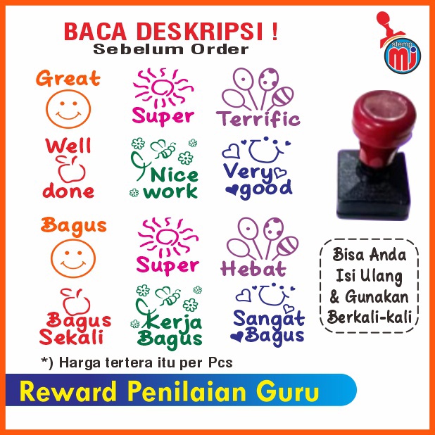 

Harga Promo★☍ ZFC7Z Stempel Reward Penilaian Guru TK / SD / Anak 099 ✩Paling Popular