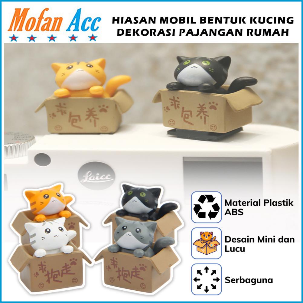 Terbaru Hiasan Pajangan Bentuk Kucing Kardus - Miniatur Dekorasi Dashboard Mobil Hias Rumah Meja Kom