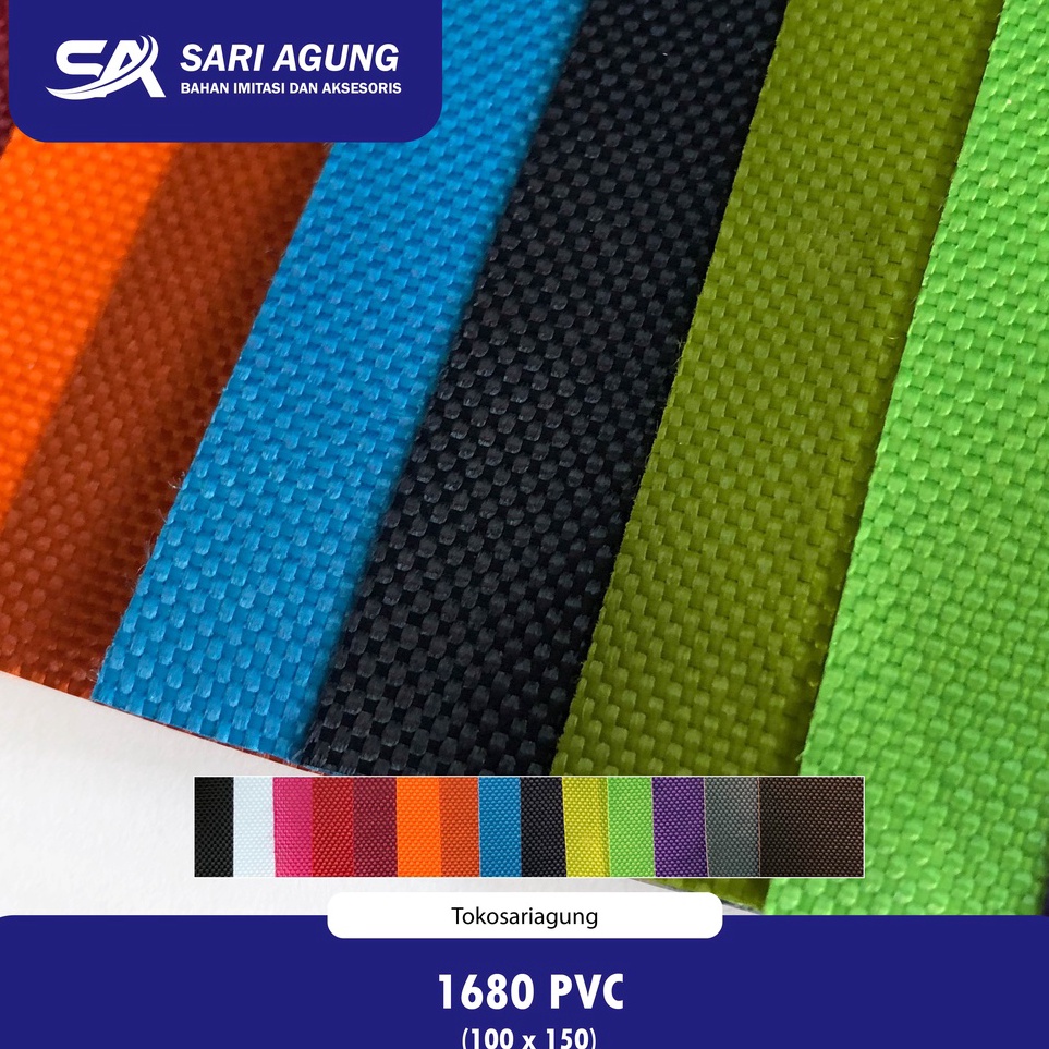 ⁑Ready Stok IEM7D 1680 PVC (METER) BAHAN KAIN CORDURA GLOSSY D1680 DINIER UNTUK TAS RANSEL I97 ➜Best