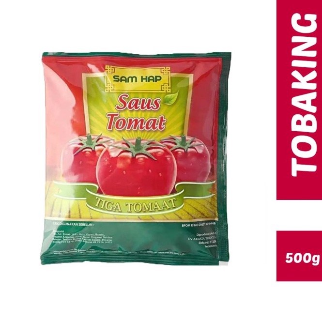 

Paket Hemat Saos Tomat Sam hap refill 500 gr Saus Tomat Tiga Tomat Samhap